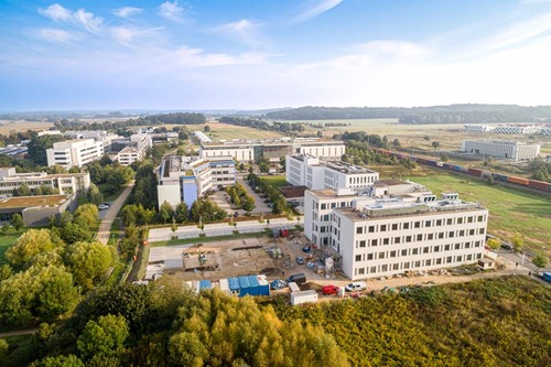 Potsdam Science Park aerial new buildings © Standortmanagement Golm, sevens[+]maltry